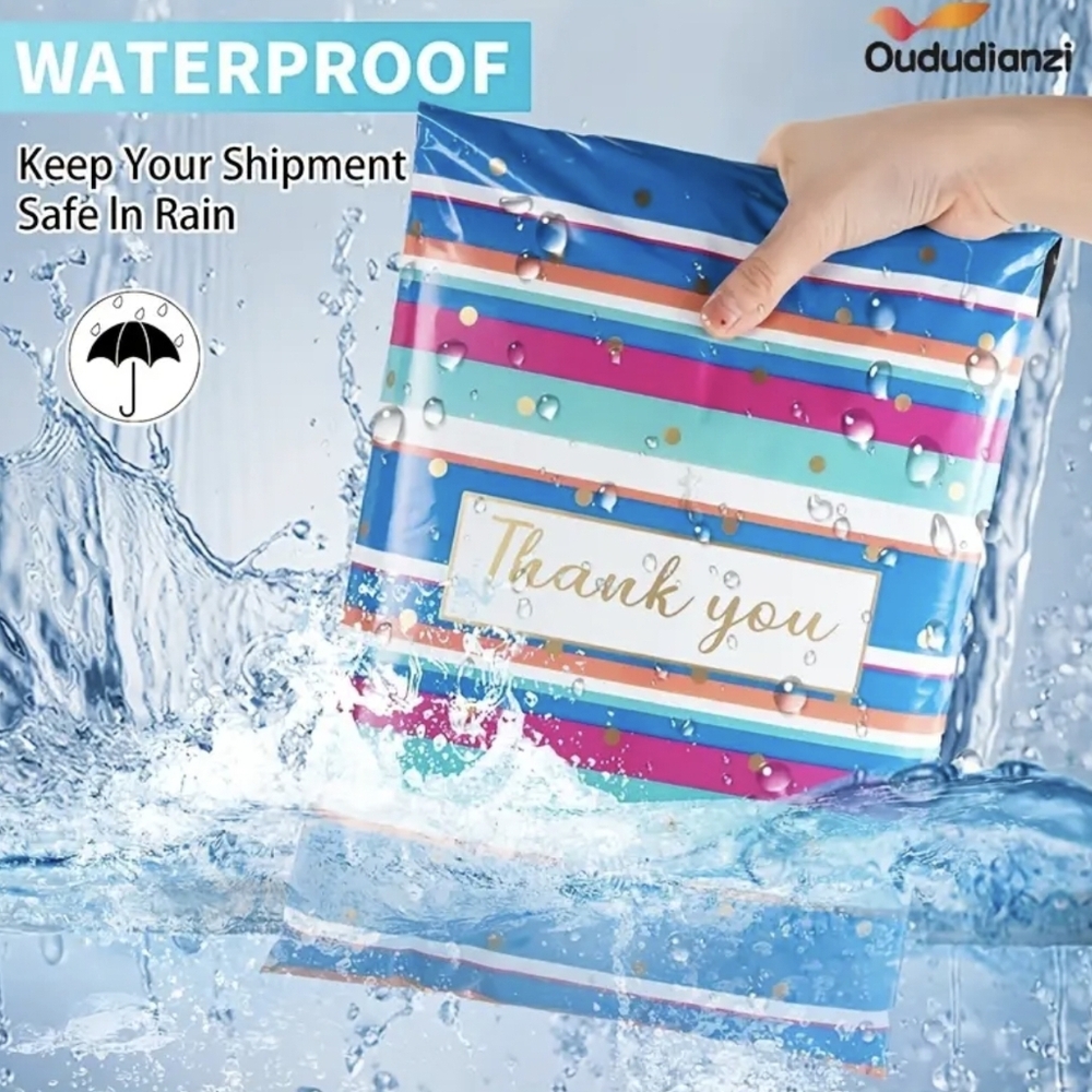 15pcs Thank you poly mailer. New - Picture 3 of 4